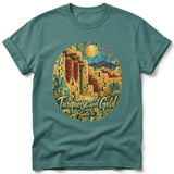 Turquoise and Gold ~ Comfort Colors Premium Tee thumbnail 8