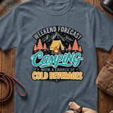 Weekend Forecast Camping Tee thumbnail 3