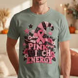 Faux Patchwork Pink Witch Energy Tee thumbnail 17