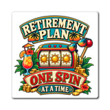 Retirement Plan Slot Machine Magnet thumbnail 1