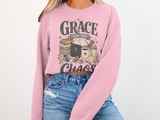 Grace For The Chaos Other, Christian New Mom Gift, Faith Baby Shower, Cozy Parenthood Design, Distressed Scripture Art thumbnail 16
