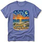 Gogh Orange Beach ~ Comfort Colors Premium Tee thumbnail 10