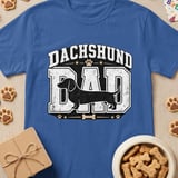 Dachshund Dad Collegiate Tee thumbnail 3