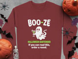 Boo-ze Halloween Bartender Tee thumbnail 10