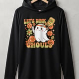 Pickleball Sport-Tek Performance Hood, Let's Dink Ghouls Retro Graphic, Lightweight Sun Warm-Up Hoodie thumbnail 1
