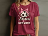 Coquette Soccer Grandma Tee thumbnail 3