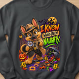 Detective Chase the Dog Halloween Sweatshirt thumbnail 1