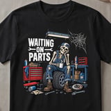 Waiting On Parts Mechanic Tee thumbnail 5