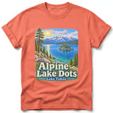 Alpine Lake Dots ~ Comfort Colors Premium Tee thumbnail 4