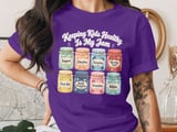 Keeping Kids Healthy Is My Jam T-Shirt: School Nurse, Jam Jars Design thumbnail 2