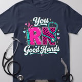 You RN Good Hands Tee thumbnail 4