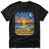 Gogh Orange Beach ~ Comfort Colors Premium Tee thumbnail 1