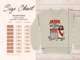 Jesus By My Side At Bingo Sweatshirt thumbnail 8