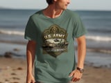 US Army This We'll Defend T-Shirt, Patriotic Military Veteran Gift for Him, Army Strong Graphic Tee, Armed Forces Supporter Top thumbnail 8