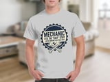 Mechanic I Fix The Easy Stuff Tee thumbnail 4
