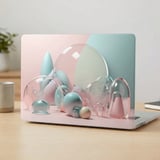 Pastel 3D Shapes MacBook Case thumbnail 4
