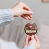 Bookish Christmas Ornament, Cozy Book Lover Holiday Decor, Reading Nook Cat Library Bookworm Tree Charm, Literary Gift for Readers thumbnail 9
