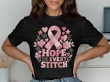 Faux Patchwork Hope In Every Stitch Tee thumbnail 8