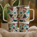 Retro Memphis Geometry Digital Size Bundle Png thumbnail 9