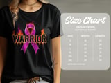 Cancer fighting t-shirt, Warrior Ribbon Tee, Pink Ribbon Support, Breast Cancer Awareness, Fundraiser Shirt, Cancer Survivor Gift, Flame thumbnail 6