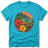 Hibiscus Hues ~ Comfort Colors Premium Tee thumbnail 5