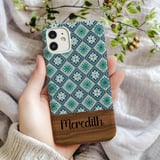 Teal Mosaic Tile Digital Art thumbnail 3