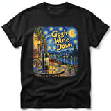 Gogh Wine Down ~ Comfort Colors Premium Tee thumbnail 1
