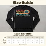 Pickleball Sport-Tek Performance Hood, Life is Good Pickleball Makes It Better, Lightweight Hoodie thumbnail 8