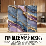 20 oz Skinny Tumbler Wrap Sublimation Design, Agate Gold Texture, Straight and Tapered Wrap png, Digital Tumbler Design, Instant Download thumbnail 1