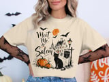 Meet Me At Salem Black Cat T-Shirt thumbnail 1