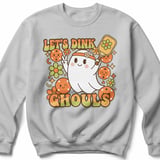 Pickleball Gildan Crewneck Sweatshirt, Let's Dink Ghouls, Court Warm Up thumbnail 7