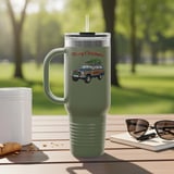 Merry Christmas Wagoneer Tumbler, The Waggy, Car Tumbler, Holiday Tumbler, Grand Wagoneer Christmas, Car Lover Gift, Christmas Gift thumbnail 4