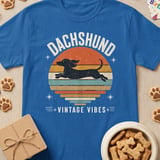 Dachshund Vintage Vibes Tee thumbnail 2