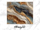 20 oz Gold Agate Tumbler Wrap, Sublimation Design, Straight Tapered, Marble Texture png, Digital Download, Tumbler Design thumbnail 3