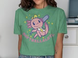 Axolotl Softballalotl Graphic T-Shirt thumbnail 8
