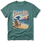 Catch the Tide ~ Comfort Colors Premium Tee thumbnail 8