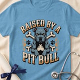 Raised By A Pit Bull Tee | Pit Bull Lover Shirt | Pittie Shirt | Bully Breed Apparel thumbnail 8