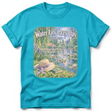 Water Lily Lazy Day ~ Comfort Colors Premium Tee thumbnail 5