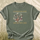 Patient Hunters Until Lunch Tee thumbnail 2
