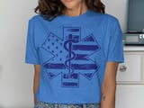 Distressed Star of Life Graphic T-Shirt thumbnail 10