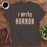 I Write Horror Softstyle Tee thumbnail 2