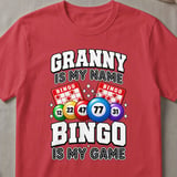 Granny Is My Name Bingo T-Shirt thumbnail 4