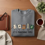 Cute Mahjong Time Graphic Print, Funny Dancing Mahjong Tiles Art, Kawaii Board Game Lover Gift, Asian Tile Game Night Decor thumbnail 17