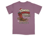 Cowboy Christmas Sleighin It Tee thumbnail 4