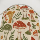 Woodland Fungi Block Print Shower Curtain thumbnail 6