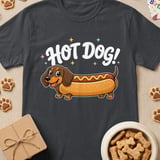 Hot Dog! Dachshund Tee thumbnail 1