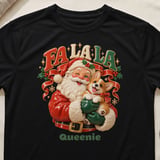 Fa La La Santa Corgi Tee thumbnail 1