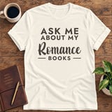 Ask Me About My Romance Books Softstyle Tee thumbnail 4