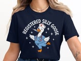 Nurse Silly Goose T-Shirt: Pediatric Cartoon Animal Humor, Registered Nursing Apparel thumbnail 7