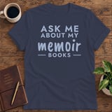 Ask Me About My Memoir Books Softstyle Tee thumbnail 6